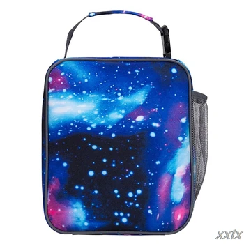 

Starry Sky Style Lunch Box Heat Insulated Cooler Meal Container for Office Work 19x10x26cm