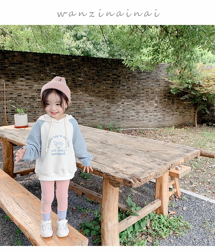 Spring Dresses 2020 New Korean Children's Clothes Girls' Cotton Comfy Leggings