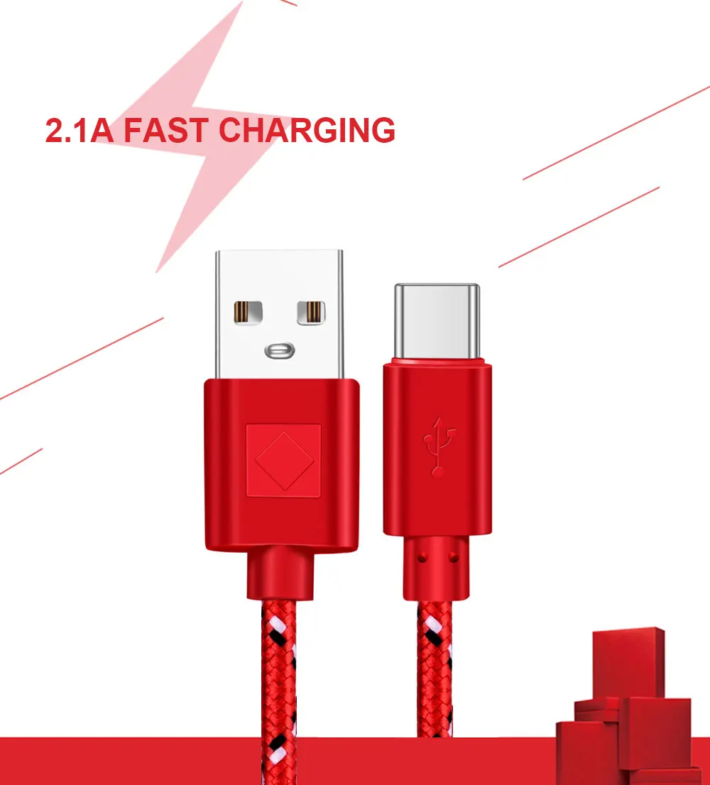 Кабель USB C для samsung Note 10, 9, 8, S9, S10, HUAWEI, Xiaomi, Redmi, Note 7, быстрая зарядка, кабель для передачи данных, телефонный кабель