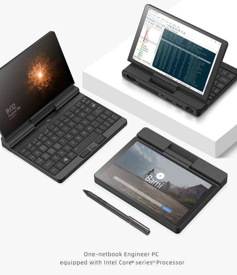 Нетбук One-Netbook 7 &quot оригинальный IPS сенсорный экран инженерный планшетный ПК M3 8100Y