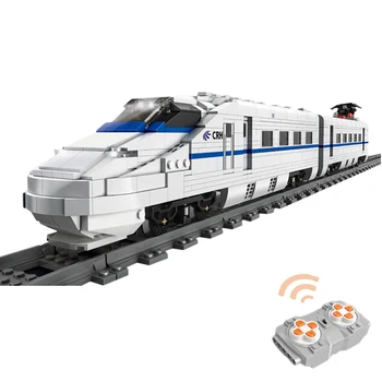 

1808Pcs MOC 2.4g Remote Control High Speed Train Bricks Small Particle DIY Building Blocks Model For Children Educational Toys