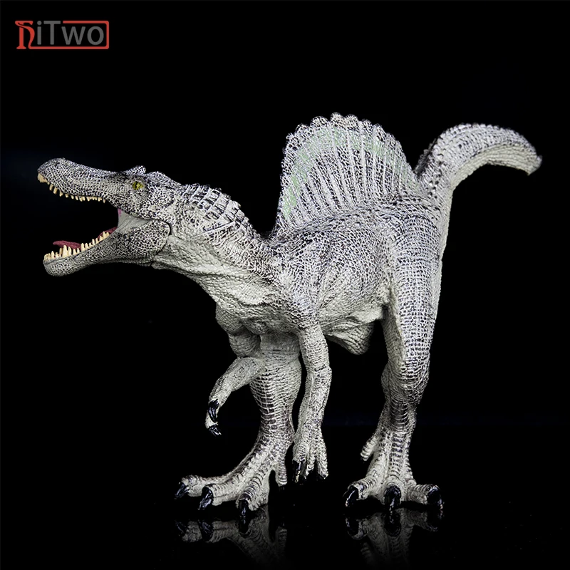 HiTwo Новый Доисторический Юрский период спинозавр твердый ПВХ динозавр T-Rex модель