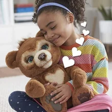 40cm Curious Interactive Bear Plush Toy Cute Electric Music Bear Lovely Stuffed Kids Birthday Xmas 2021 Christmas Gift