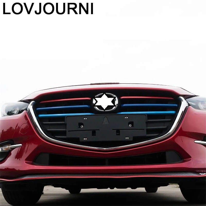 Car Styling Bumper Grille Wing Mirror Front Fog Lamp Exterior Automobile Modified Protecter Decoration 14 15 16 FOR Mazda 3 | Автомобили и