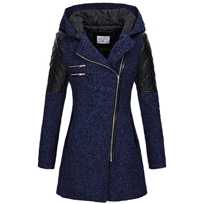 Женская куртка, женская теплая тонкая куртка, толстая парка, пальто, зимняя верхняя одежда, с капюшоном, на молнии, пальто, Женский пуховик, Женское пальто