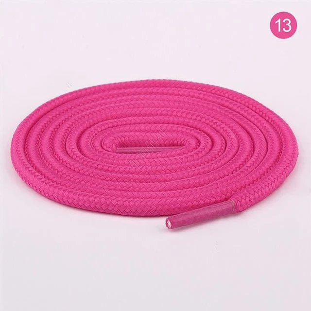 100cm/150cm Long of Round Shoelaces Shoe Strings Shoe Laces Cord Ropes for Boots Sneakers Unisex Rope Multi Color Waxed 13