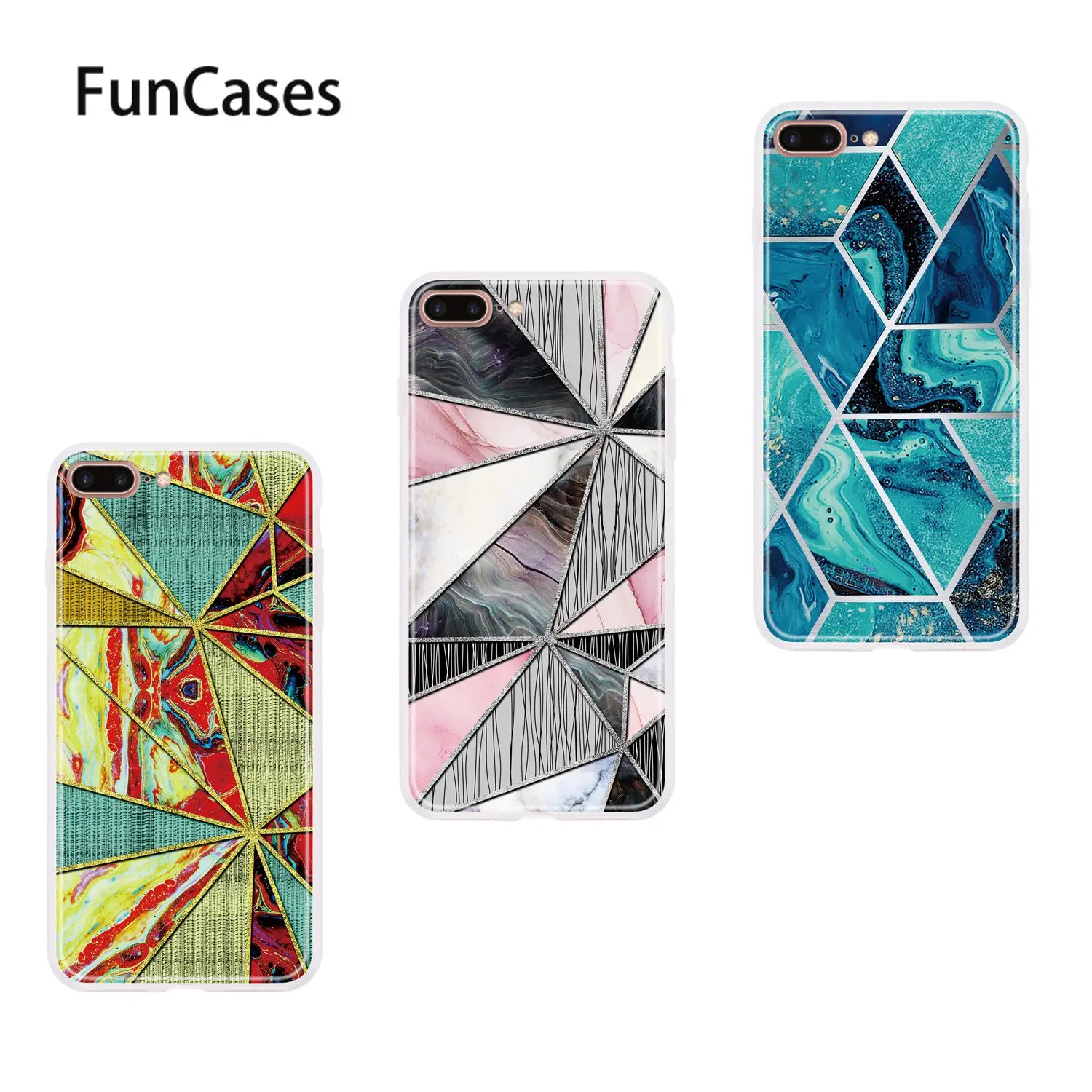 Сотовый Чехол для телефона iPhone 6 Plus абстрактный мягкий силиконовый защитный