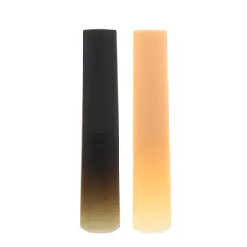 

Bb Clarinet Saxophone Reed with Clear Case for Beginners Students Resin Reed