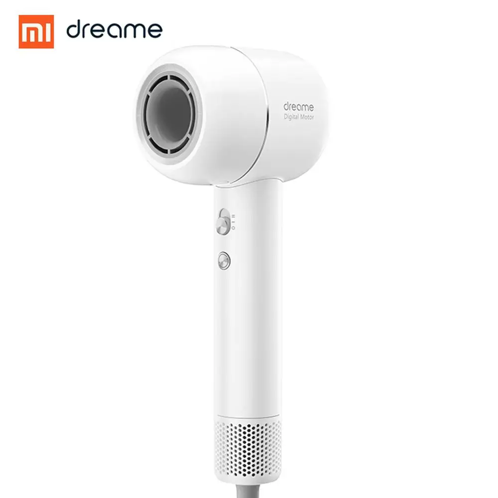 white Xiaomi Dreame Hair Dryer Hair Artist Professional Blow Dryer Intelligent Temperature Control Powerful Electric Hair Dryer - Color: white