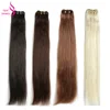 Real Beauty Platinum Blond Brazilian Straight Hair Weave Bundles 18