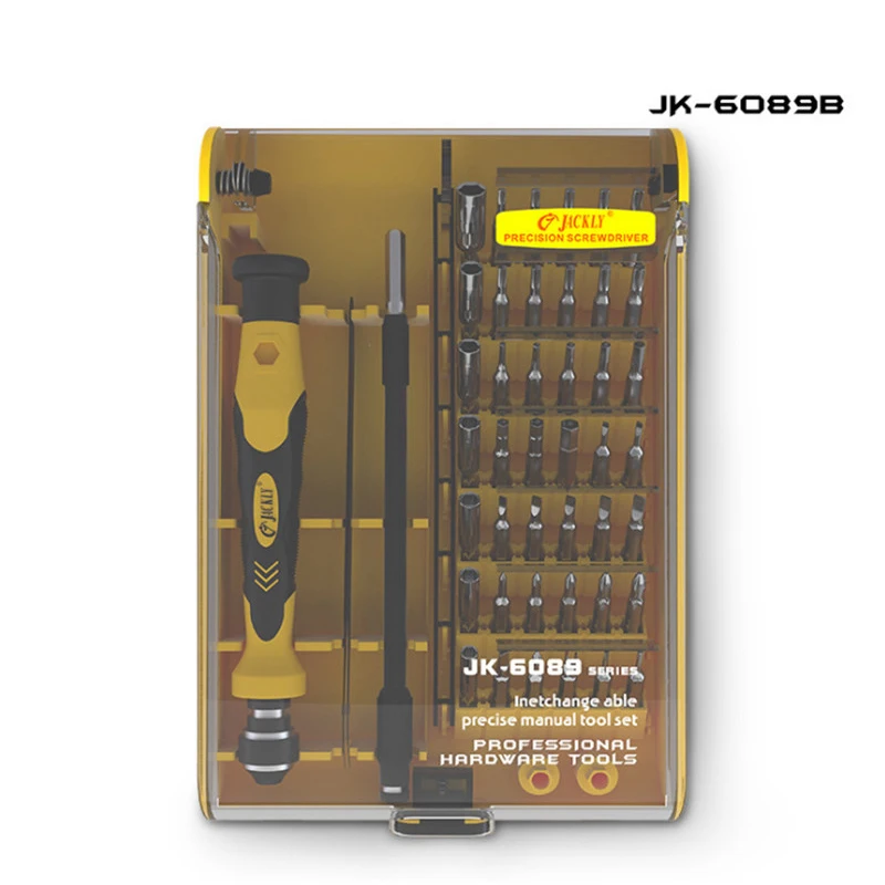 JACKLY JK6089A 45 в 1 Набор отверток Torx Набор отверток для ремонта мобильных телефонов и часов набор прецизионных магнитных отверток