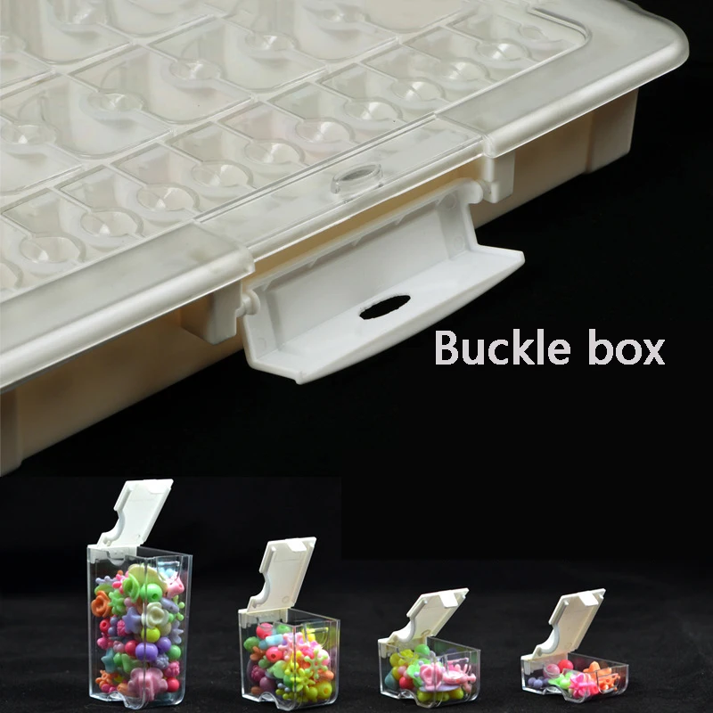 elizabeth ward bead storage portable container transparent 42/50/78 grids  box - AliExpress