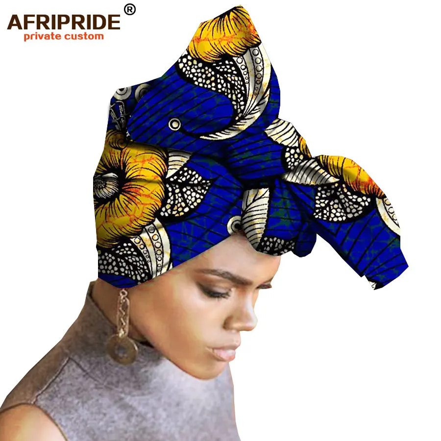 537 Африканский Анкара принт платок для женщин AFRIPRIDE Модный повседневный стиль 90 см* 110 см Высокое качество батик хлопок A18h004 - Цвет: 537