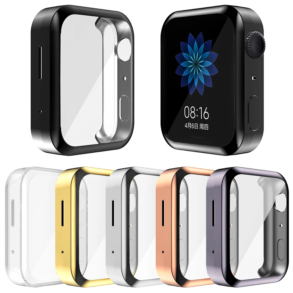 Защитный экран мягкий чехол для Xiaomi Smart Watch тонкий ТПУ бампер Mi Легкие аксессуары