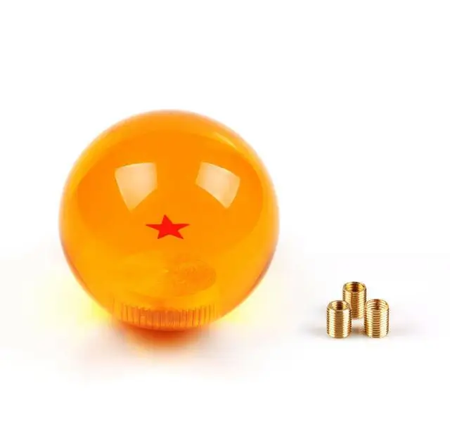 Крутая акриловая 1 2 3 4 5 6 7 Star редкая ручка переключения передач Dragon Ball Янтарная с 3 винтовой гайкой