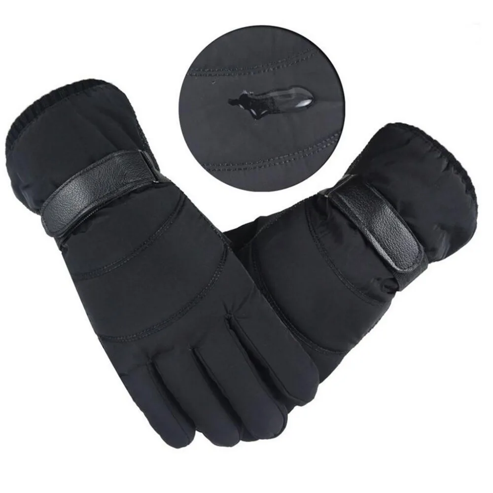 ski snowboard gloves touch screen down cotton gloves windproof non-slip plus velvet gloves winter warm velvet gloves 30O10