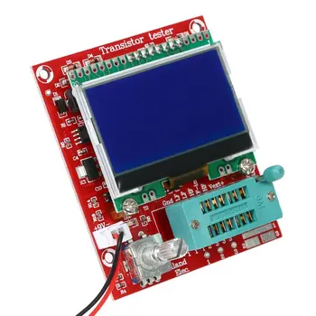 

M8 Transistor Tester Upgrades M644 Finished Board LCR Bridge Square Wave Function Test Frequency Crystal Oscillator