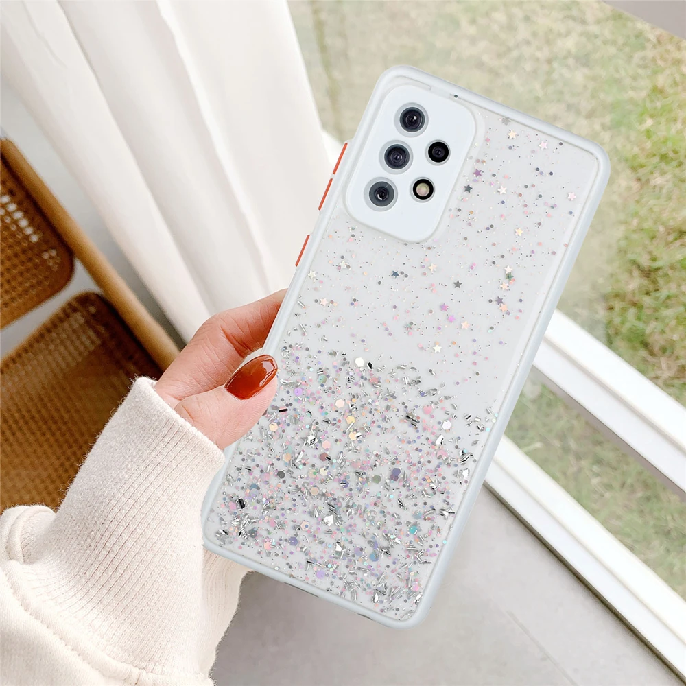 Gradient Glitter Sequins Clear Phone Case For Huawei Y7P Y7A Y9A Y8P Y8S Y6P Y9S Honor 9X 8X Nova 8 SE Pro P40 Lite E Soft Cover | Мобильные