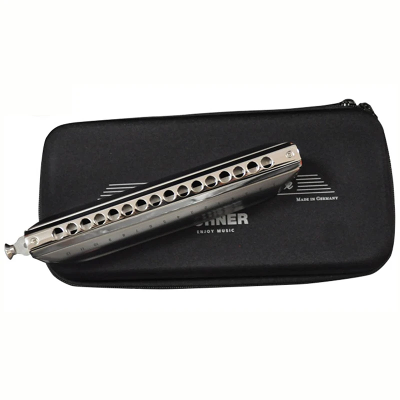 Новинка Германия HOHNER супер 64 хромоника губная гармоника C Ключ армоника рот Оганов губная гармоника Хроматическая 1664 Хроматическая C