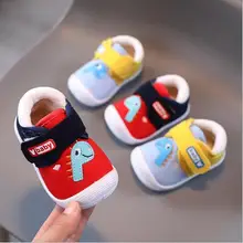 

BInfant First Walkers Shoes With cute cartoon Pattern 2020 Fashion Baby Boy Causal Loafers and Toddler Girl Non-slip Shoe