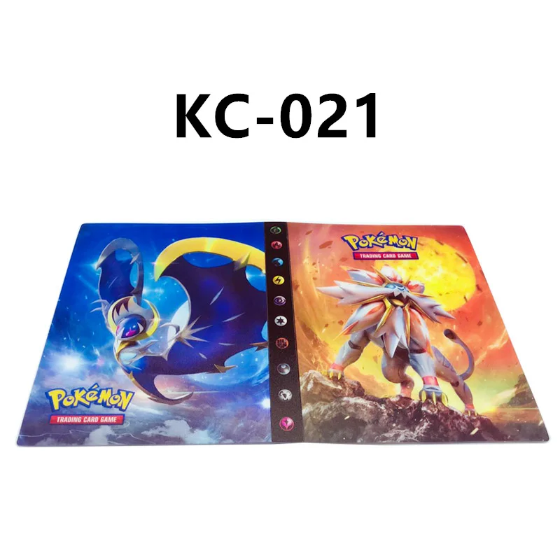 KC-021 24 стиля Pokemon Cards альбом книга мультфильм аниме Карманный Монстр Пикачу 240 шт держатель альбомная игрушка для детей подарок - Цвет: KC-021
