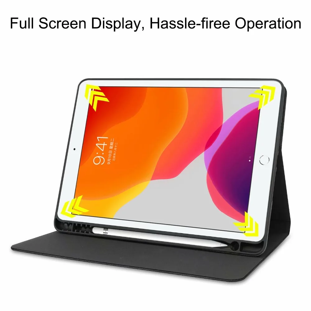 Чехол для планшета для Ipad 10,2 защитный чехол с держателем для ручки для Apple Ipad 7 7 10," A2200 A2198 A2232 чехол+ стилус
