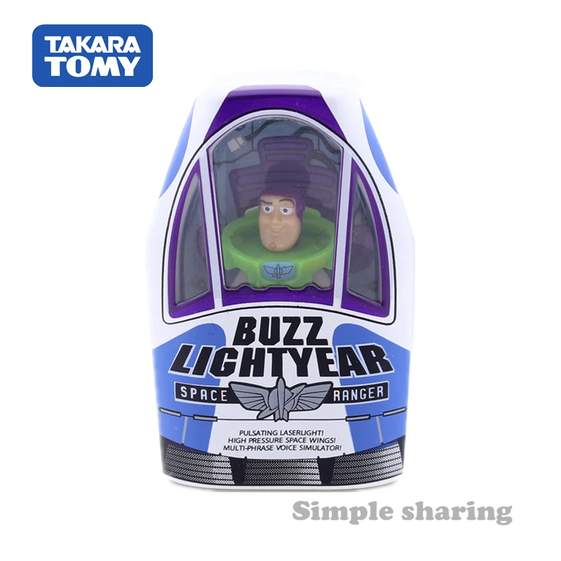 TOMICA История игрушек 01 Базз Лайтер и космический корабль Дисней TAKARA TOMY литая под давлением металлическая модель в игрушечном автомобиле коллекция подарок детские игрушки