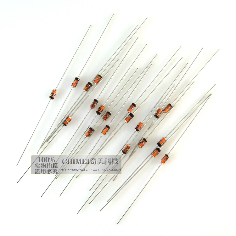 

Free Delivery. Glass zener diode 1 n4733 5 100 v1 5.1 V accessories/package = 8 yuan