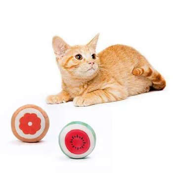 

Pet Cat Playing Molars Plush Vocal Toy Watermelon