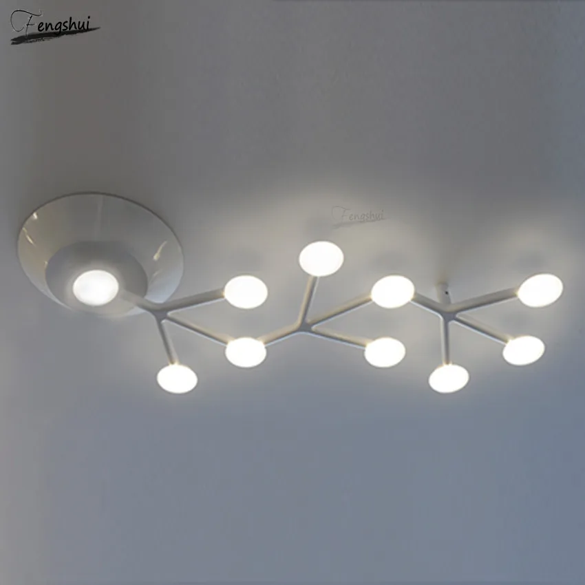 

Nordic Personality Plum Light Starry Ceiling Light Rectangle Ceiling LED Art Deco Loft Living Dining Room Lamp Bedroom Luminaria