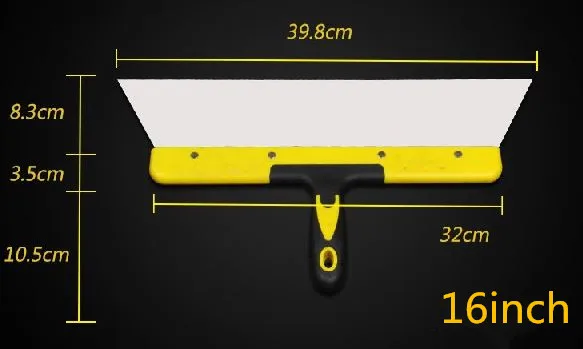 4/6/8/14/16 дюймов гипсокартон Шпатлёвки Ножи строительные инструменты Нержавеющая сталь зеркальная полировка лезвия Шпатлёвки Ножи Краски скребок практичный