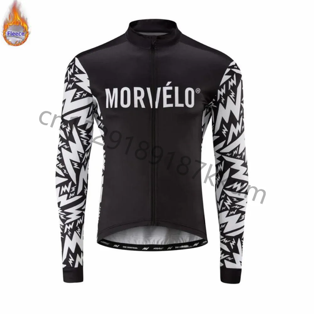 Теплый Pro team Зимняя Теплая Флисовая одежда для велоспорта Morvelo Мужской трикотажный костюм для прогулок верховой езды на велосипеде MTB Одежда комбинезон комплект