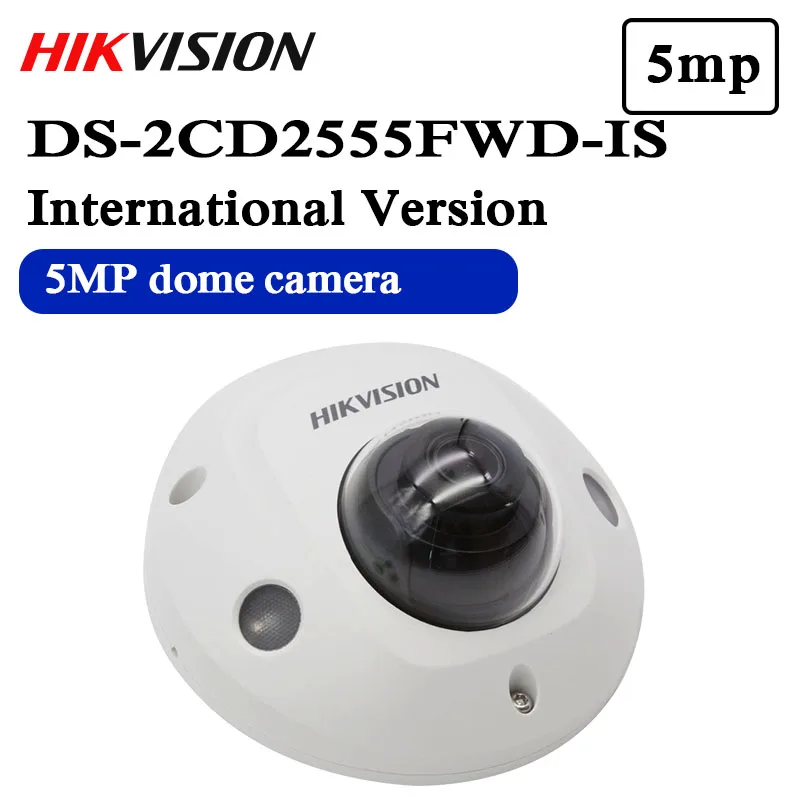 DHL английская версия DS-2CD2555FWD-IS заменить DS-2CD2552F-IS ИК Мини купольное cctv с POE