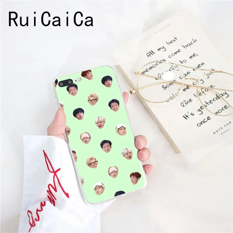 A4 Ruicaica KPOP корейские мальчики Jimin Suga RM Роскошный Уникальный Дизайн чехол для телефона для iPhone 8 7 6 6S Plus X XS MAX 5 5S SE XR 10 - Цвет: A4