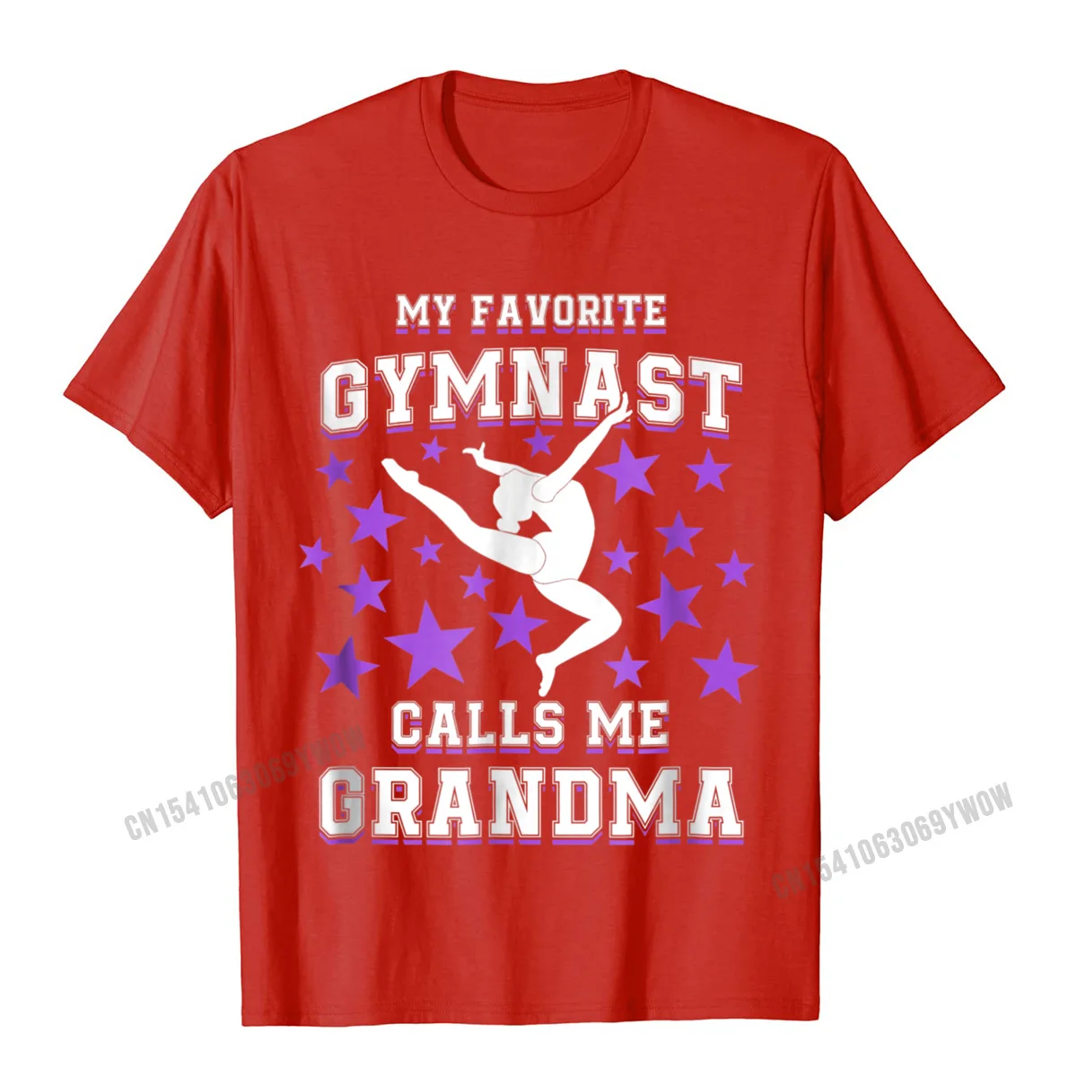 3D Printed T-shirts Short Sleeve Oversized Men's April FOOL DAY Tops T Shirt Camisa Top T-shirts O-Neck 100% Cotton Fabric My Favorite Gymnast Calls Me Grandma Shirt Gymnastics Gift__984 red