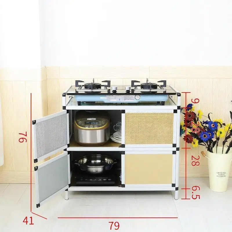 Mueble чайные капборды Aparadores сервант для комнаты торцевые столы кухонная мебель Meuble буфет алюминиевый сплав шкаф