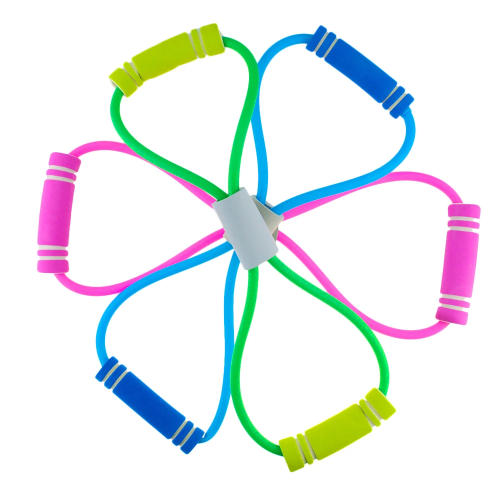 8 характеристик для сопротивления во время фитнеса канатная Резиновая лента