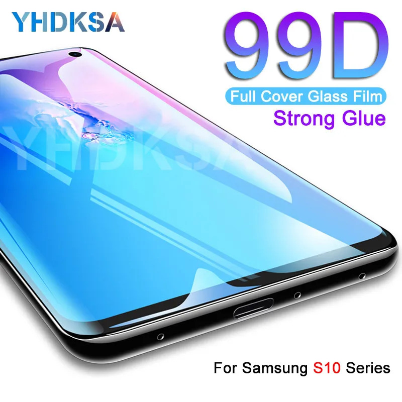 99D изогнутое закаленное стекло для samsung Galaxy S10 S9 S8 Plus S10e S7 Edge Защита экрана для samsung Note 10 Pro 9 8 стеклянная пленка