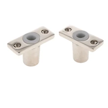 1 пара морских 316 из нержавеющей стали Верхнее Крепление Oarlock розетки для лодок, подходит 1/2 дюйма хвостовик(хром