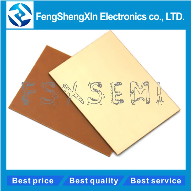 10 шт./лот FR4 PCB односторонняя плата с медной подложкой 7*10 см Сделай Сам комплект PCB ламинат платы 7x10 см