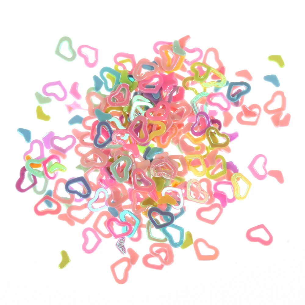 1 шт./коробка 3D многоцветные радужные формы Смешанные Украшения Блестки для Ногтей Кролик Бабочка DIY украшения для ногтей