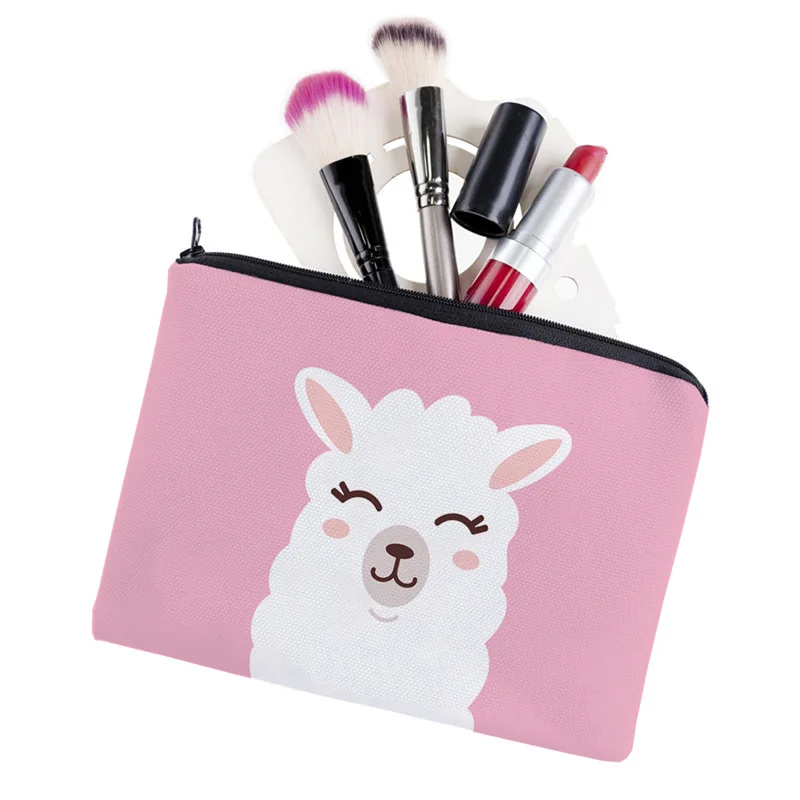 

2009 New Printed Lovely Smile Face Alpaca Square Cosmetic Bag