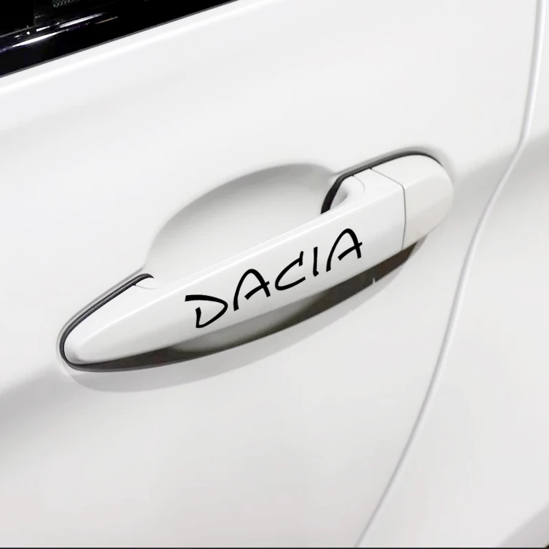 4 шт./лот наклейки на дверные ручки автомобиля Защита от царапин для renault opel dacia alfa