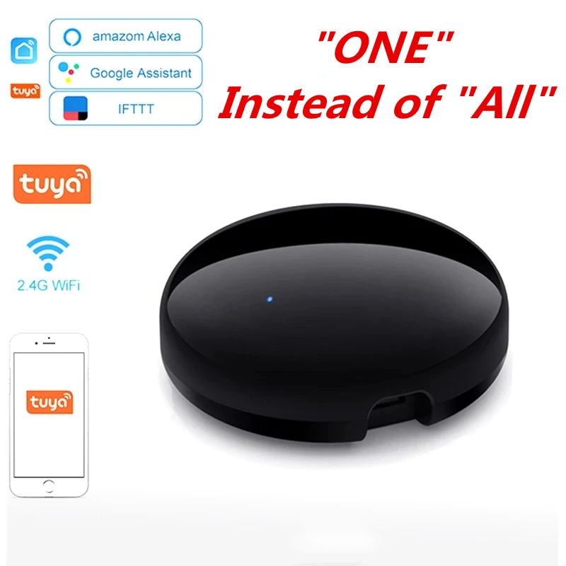 TUYA WiFi Smart IR Remote Controller for Smart Home Compatible with Alexa Google Home Universal Intelligent App Remote Controller for Infrared Controlled Home Devices