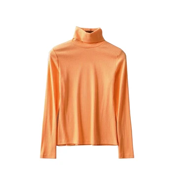 

2019 Women Sweater Full Pullovers Turtleneck Sweet Comfortable Soft Female Long Sleeve Sweaters
