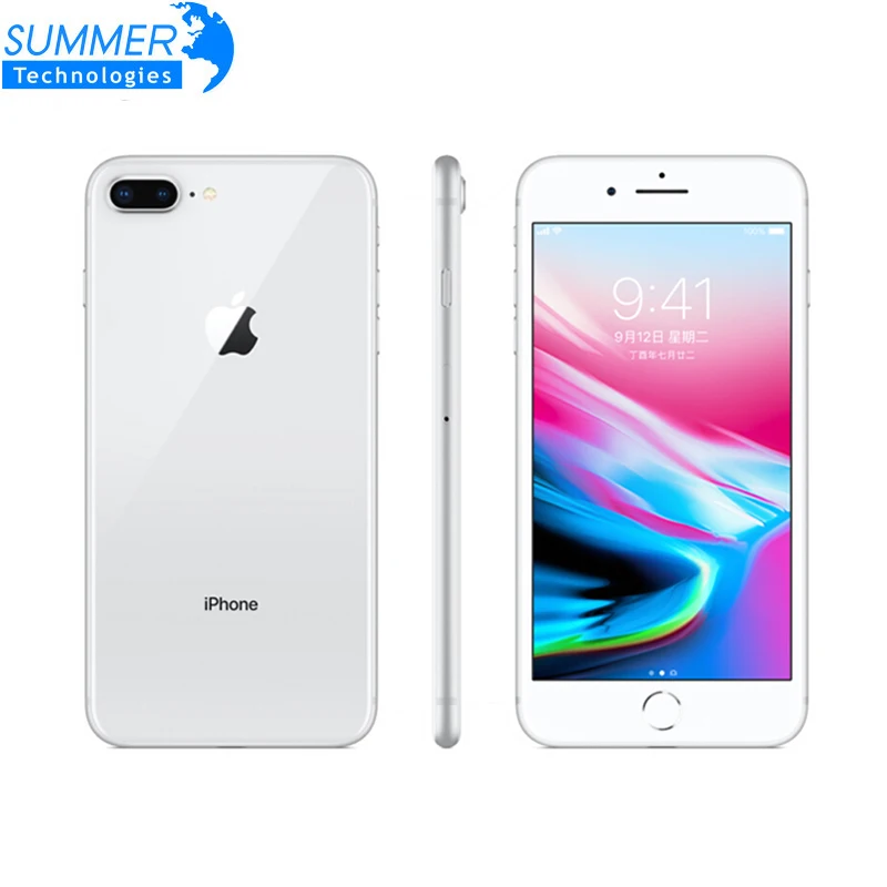 Оригинальный разблокированный Apple iPhone 8 и Plus ram 64/256 GB IOS отпечаток пальца