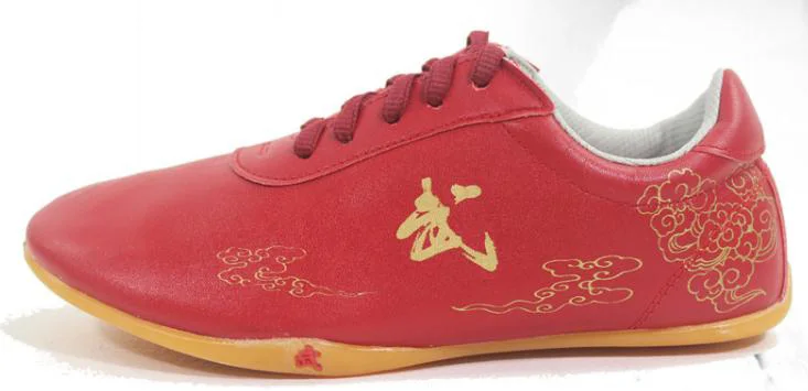 red 3 Дети и взрослые синий/Золотой наивысшего качества taiji tai chi кунг-фу единоборства обувь для ушу благоприятные облака соревнования обувь кроссовки - Цвет: red 3