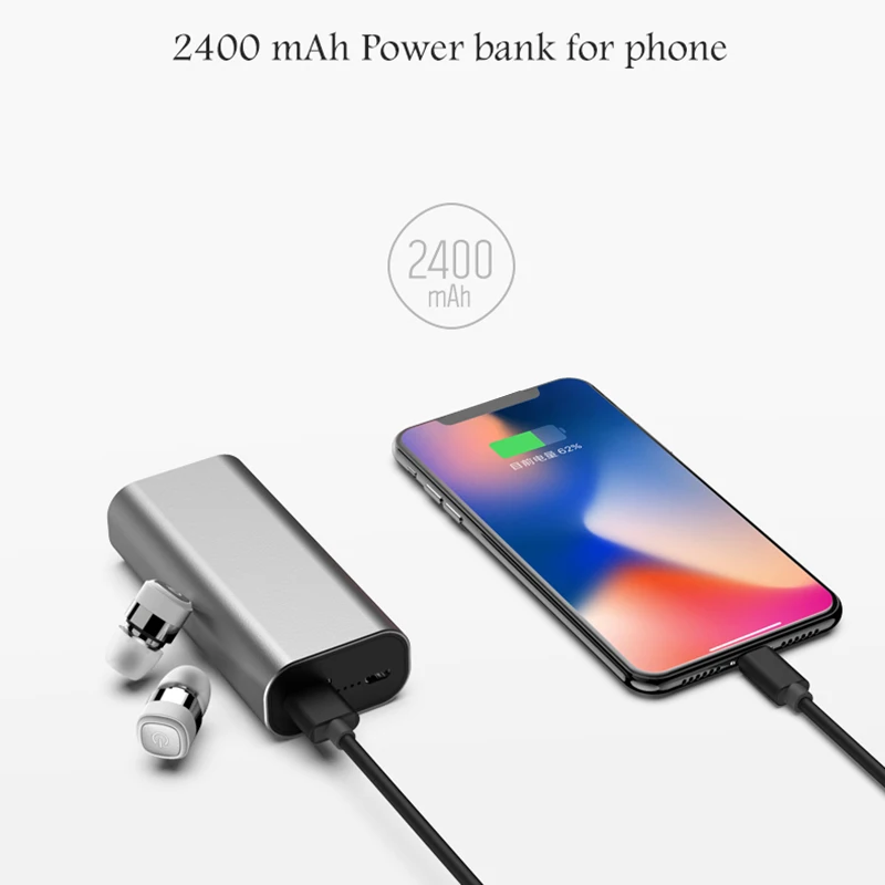 Мини Bluetooth наушники беспроводные наушники стерео Ipx7 водонепроницаемая Спортивная гарнитура с микрофоном