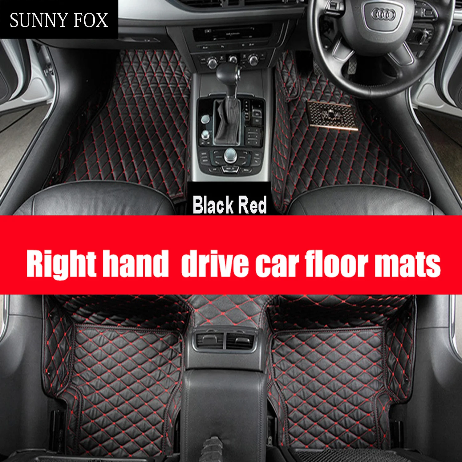 

Right hand drive/RHD specially for Audi Q3 5D high quality foot case car styling carpet rugs heavy duty liners (2011-now)