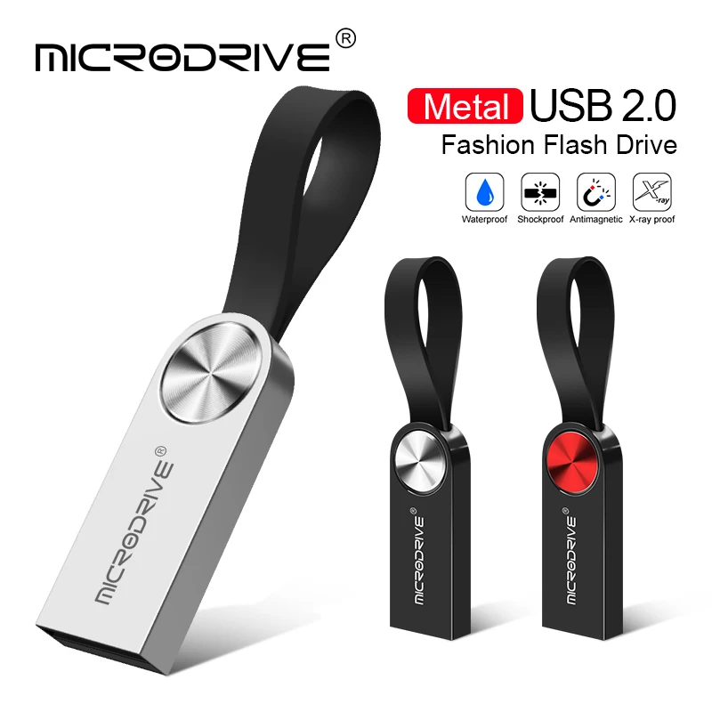 Memoria usb de 3 colores, pendrive de 64GB, 32GB, 16GB, 8GB, 4GB, resistente al agua